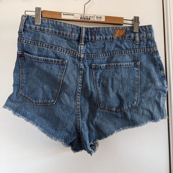 High Rise Denim Shorts - Picture 4 of 7